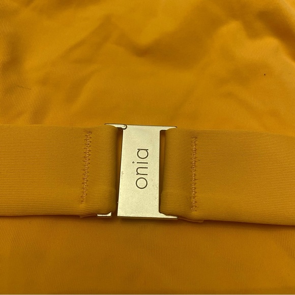 New! Onia x weworewhat Danielle one piece belted swimsuit 3488 - Picture 6 of 9